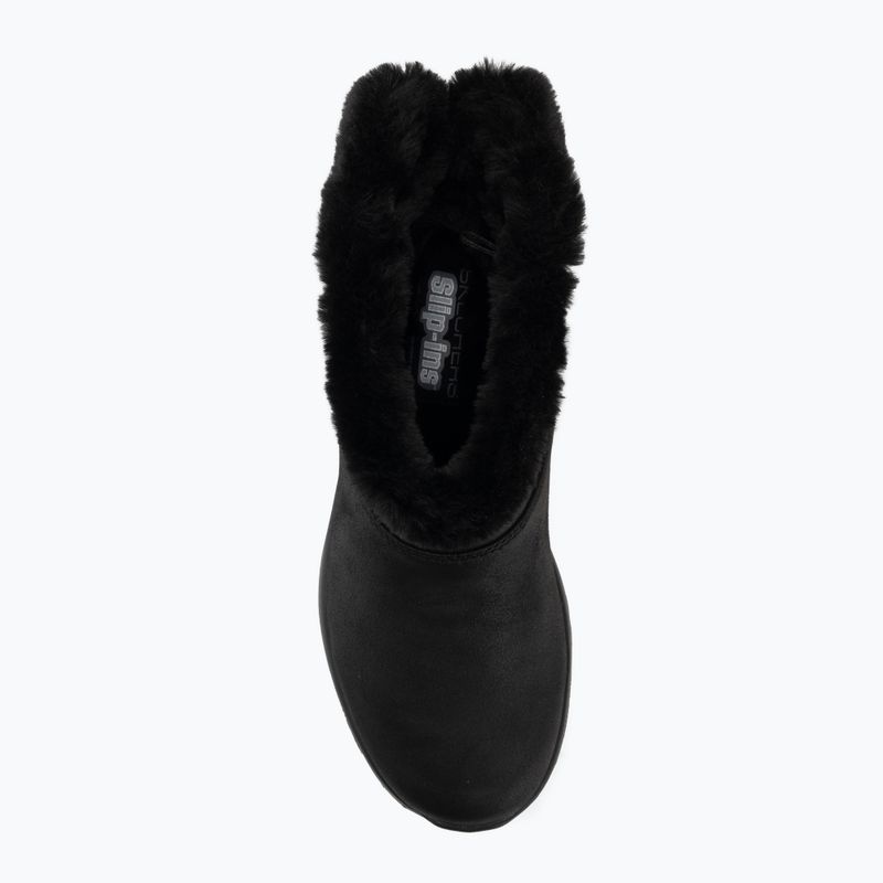 Ghete pentru femei SKECHERS On-The-Go Joy Cozy Dream black 5