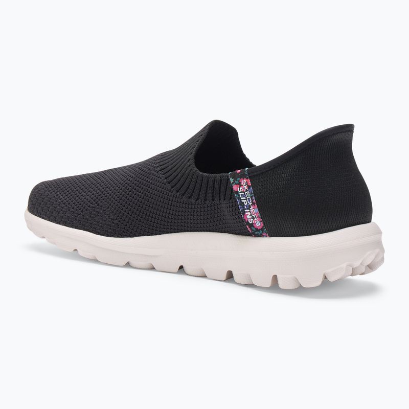 Încălțăminte pentru femei SKECHERS Go Walk Travel Tahiti Sunset black 3
