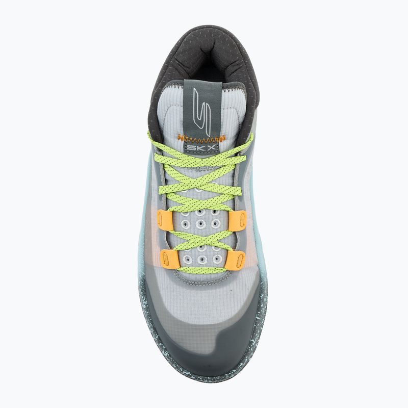 Încălțăminte de bachet pentru bărbați SKECHERS SKX Resagrip gray/yellow 5