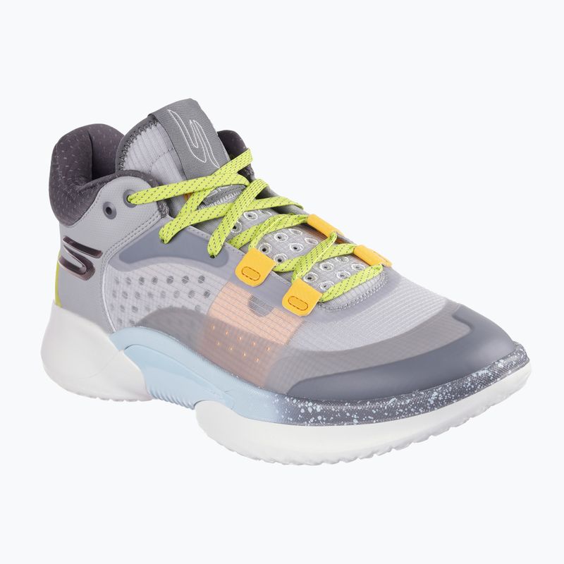 Încălțăminte de bachet pentru bărbați SKECHERS SKX Resagrip gray/yellow 8
