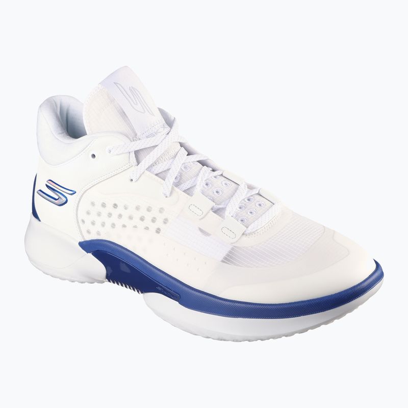 Încălțăminte de bachet pentru bărbați SKECHERS SKX Resagrip white/blue 8