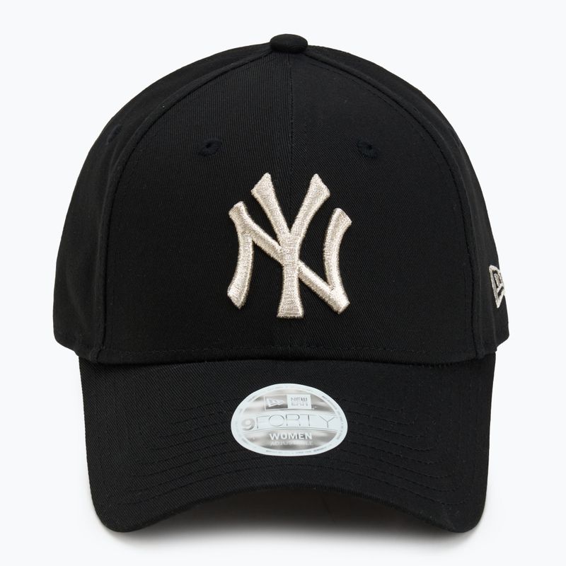 New Era Metallic Logo 9Forty New York Yankees șapcă de baseball negru 2