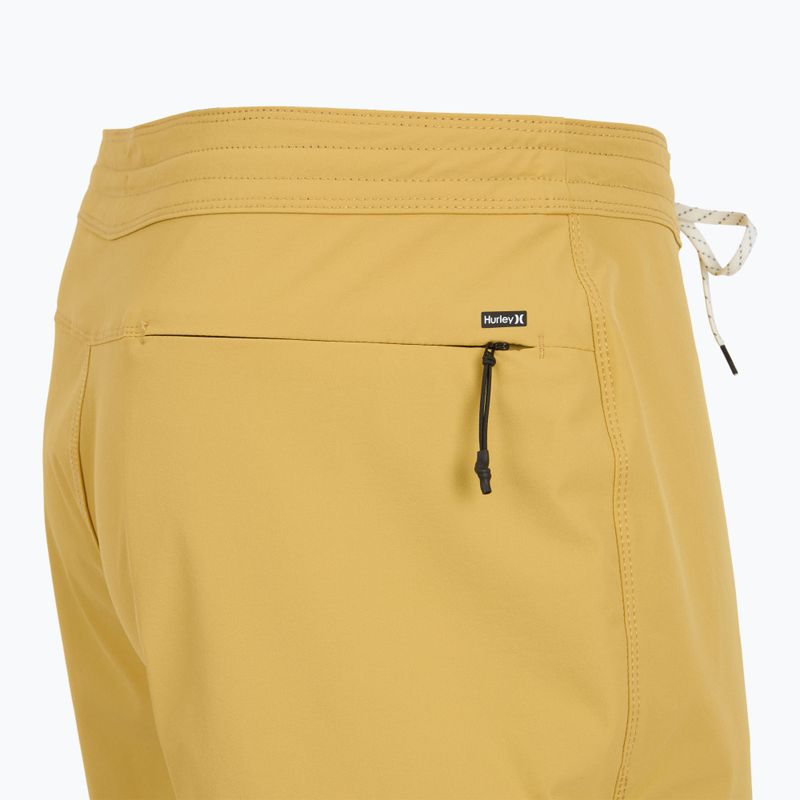 Șort de înot pentru bărbați Hurley Phantom Block Party Renegade 18" dusty cheaddar 4
