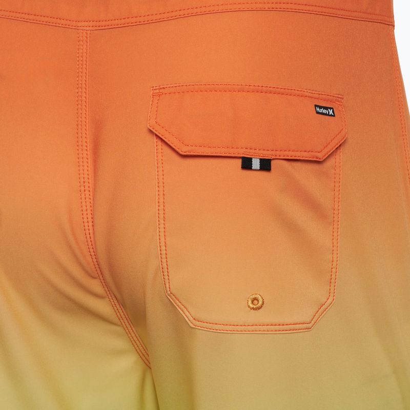 Pantaloni scurți de înot pentru bărbați Hurley Phantom Block Party 18" orangutan 3