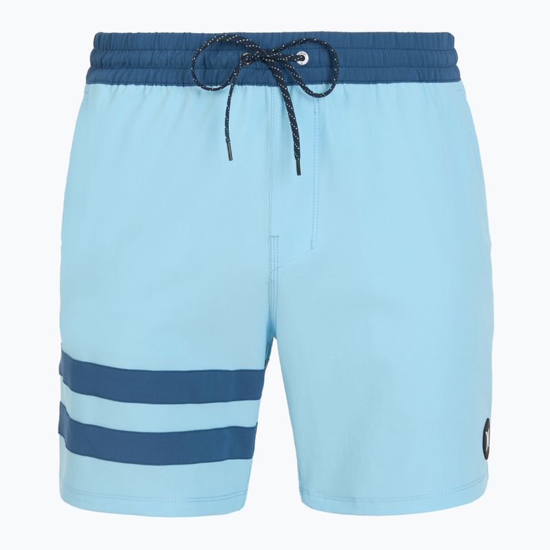 Șort de înot pentru bărbați Hurley Phantom Eco Block Party Volley 17" blue dream