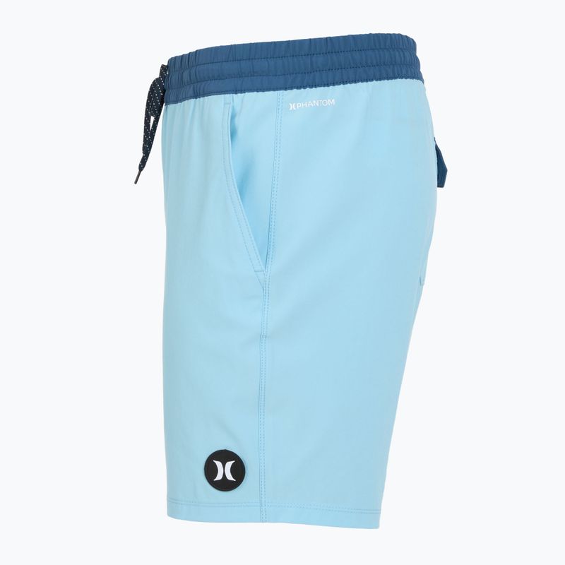 Șort de înot pentru bărbați Hurley Phantom Eco Block Party Volley 17" blue dream 3
