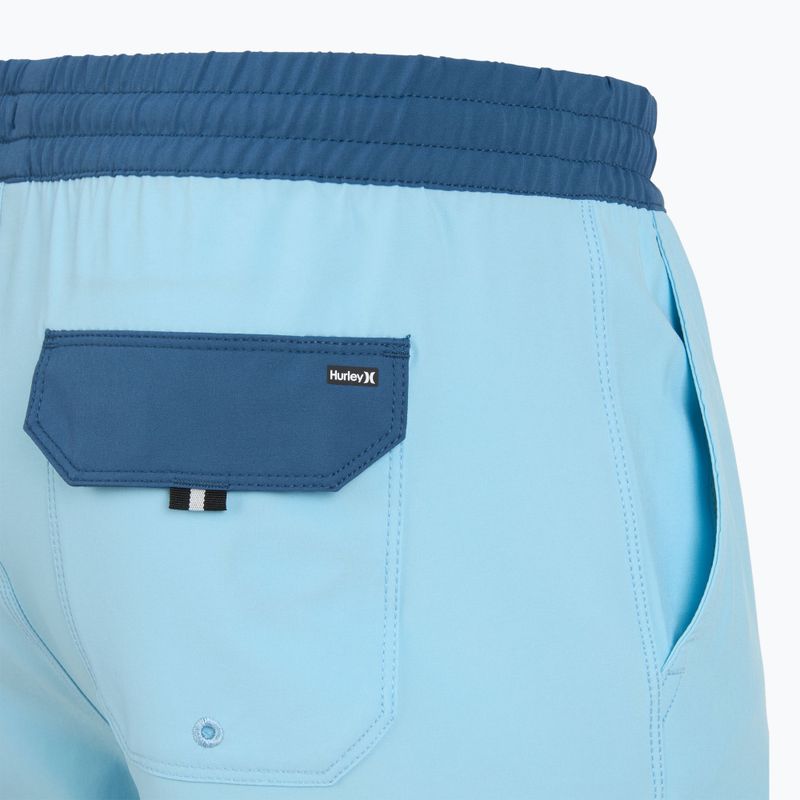 Șort de înot pentru bărbați Hurley Phantom Eco Block Party Volley 17" blue dream 4