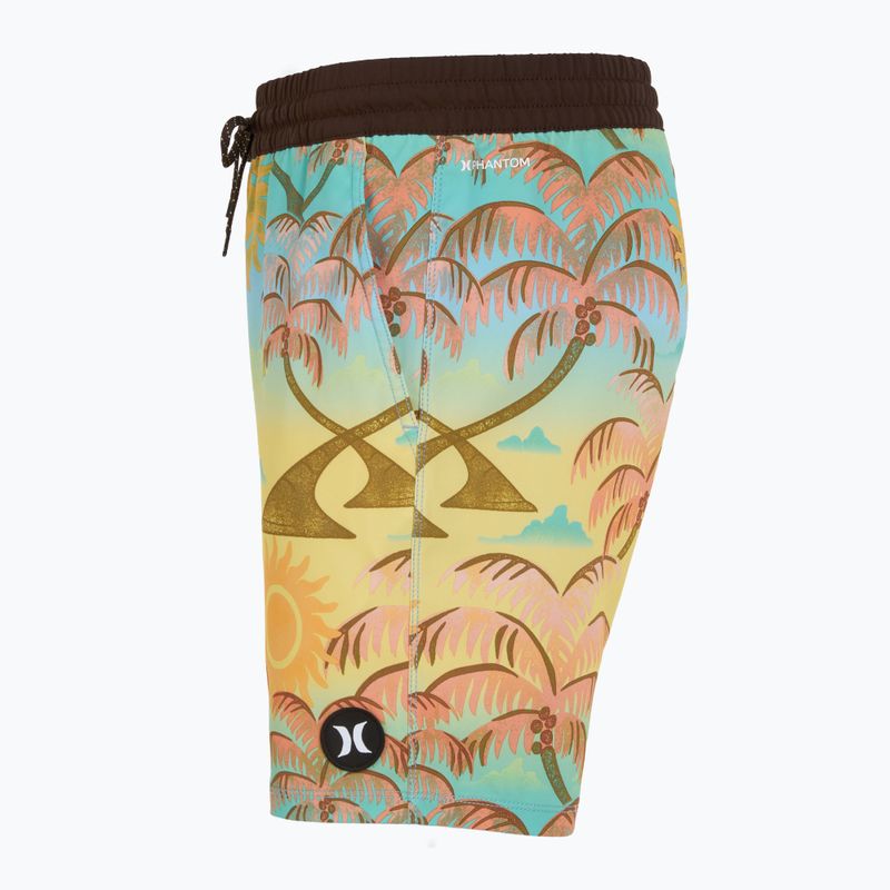 Șort de înot pentru bărbați Hurley Phantom Eco Block Party Volley 17" pineapple 3