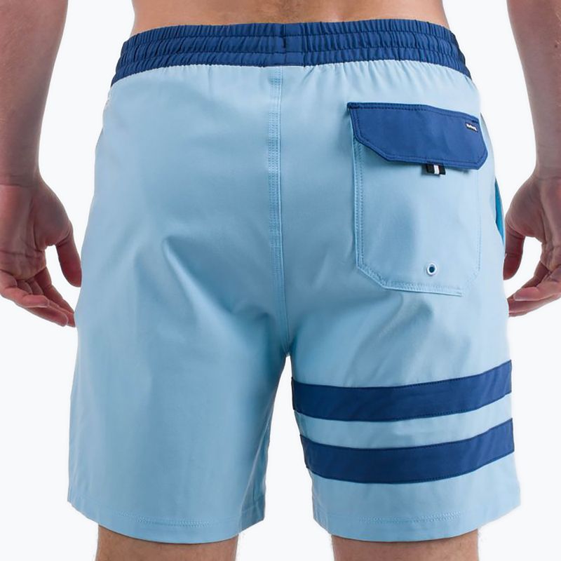 Șort de înot pentru bărbați Hurley Phantom Eco Block Party Volley 17" blue dream 3