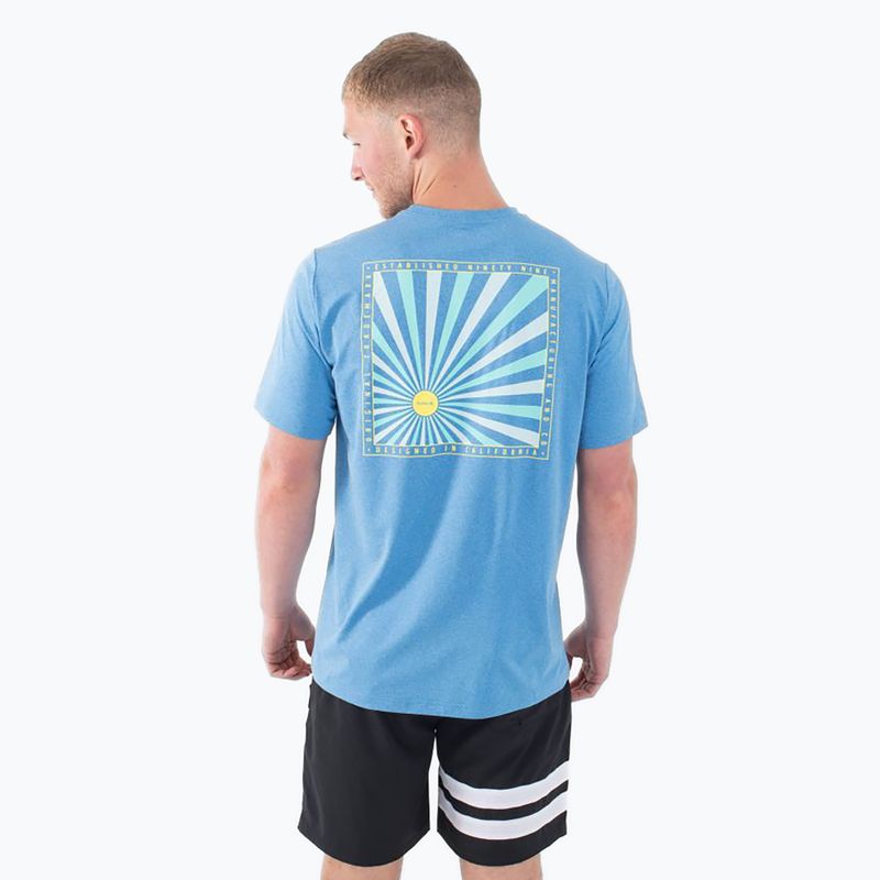 Tricou pentru bărbați  Hurley Everyday Hybrid Upf kingdom blue heather 4