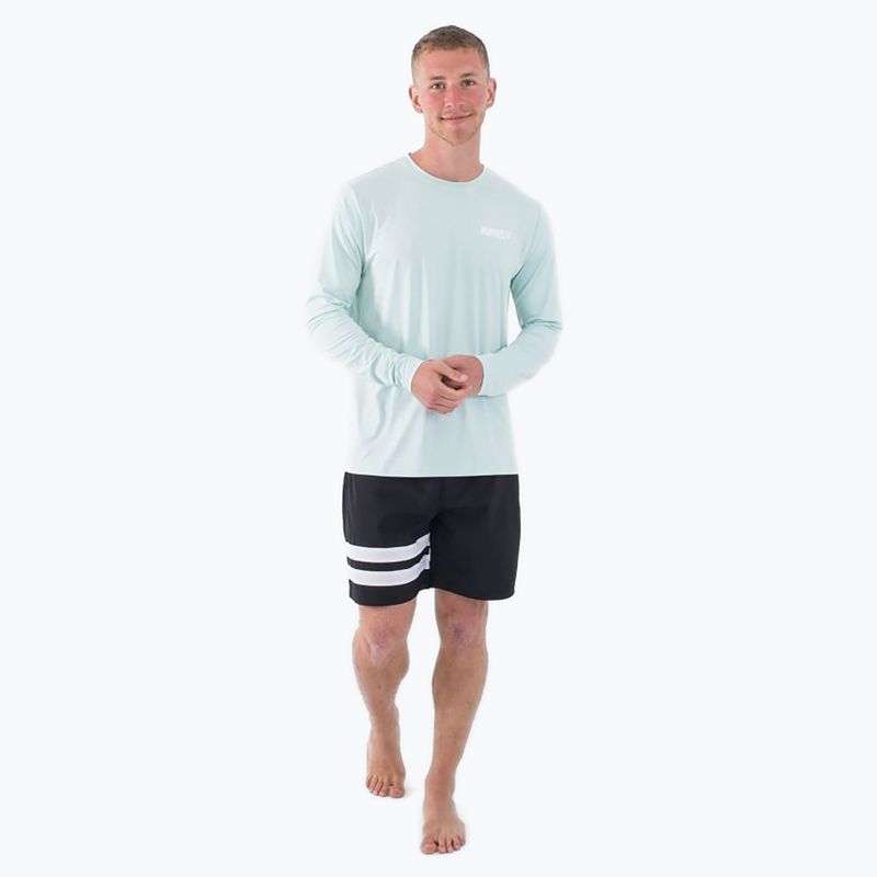 Longsleeve pentru bărbați Hurley Everyday Hybrid Upf brown kelp 2