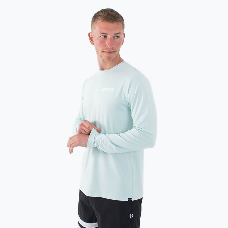 Longsleeve pentru bărbați Hurley Everyday Hybrid Upf brown kelp 4