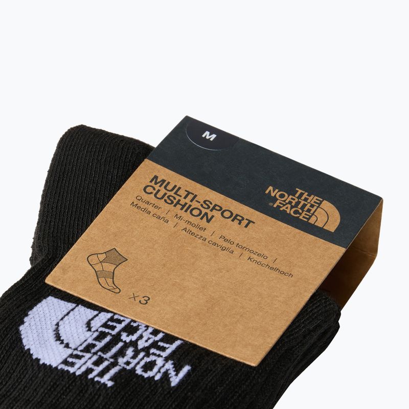 Șosete de trekking The North Face Multi Sport Cush Quarter Sock 3 pary black 3