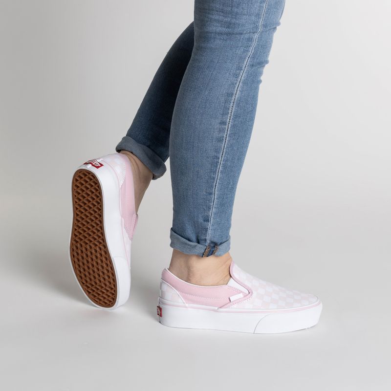 Încălțăminte Vans UA Classic Slip-On Platform cradle pink 2