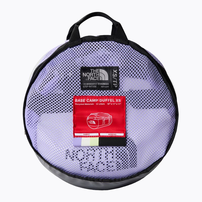 Geantă de călătorie The North Face Base Camp Duffel XS 31 l high purple/astro lime 2