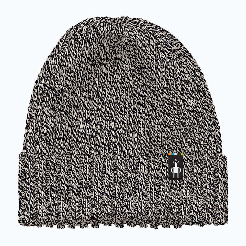 Căciulă de iarnă Smartwool Rib Hat black natural marl