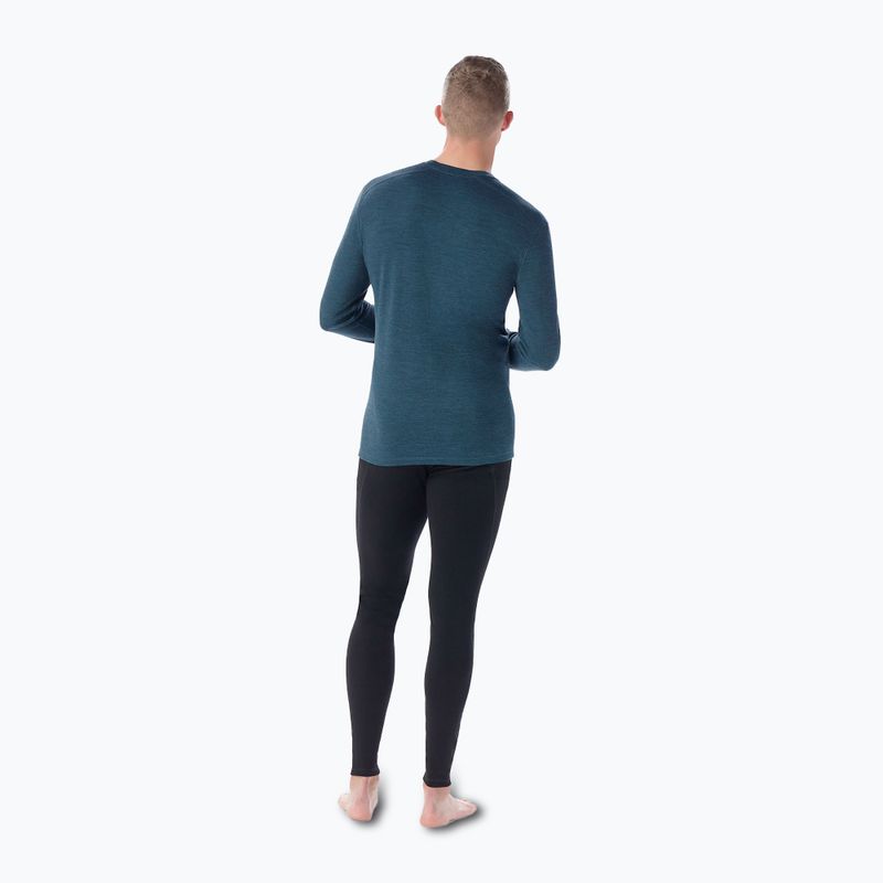 Longsleeve termoactiv pentru bărbați  Smartwool Merino 250 Baselayer Crew Boxed twilight blue heather 2