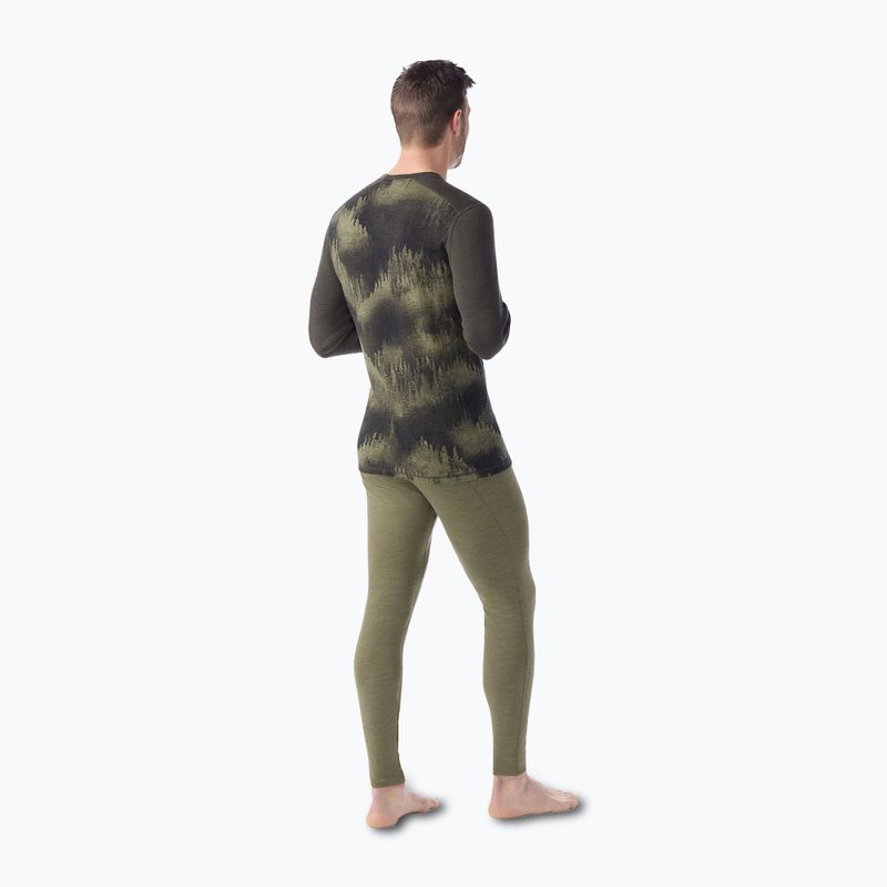 Bluză termică pentru bărbați Smartwool Merino 250 Baselayer Crew Boxed north woods foggy pines 2