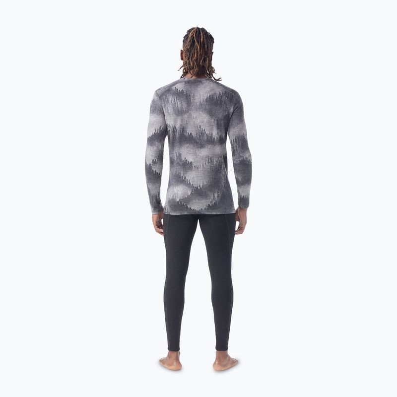 Longsleeve termoactiv pentru bărbați  Smartwool Merino 250 Baselayer Crew Boxed charcoal foggy pines 2