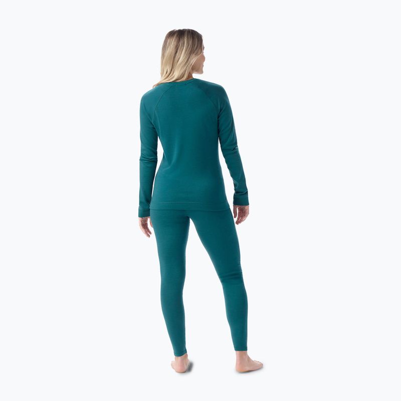 Bluză termică pentru femei Smartwool Merino 250 Baselayer Crew Boxed emerald green 2