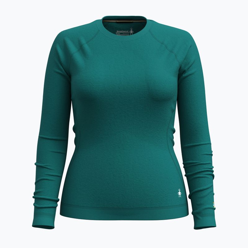 Bluză termică pentru femei Smartwool Merino 250 Baselayer Crew Boxed emerald green 3
