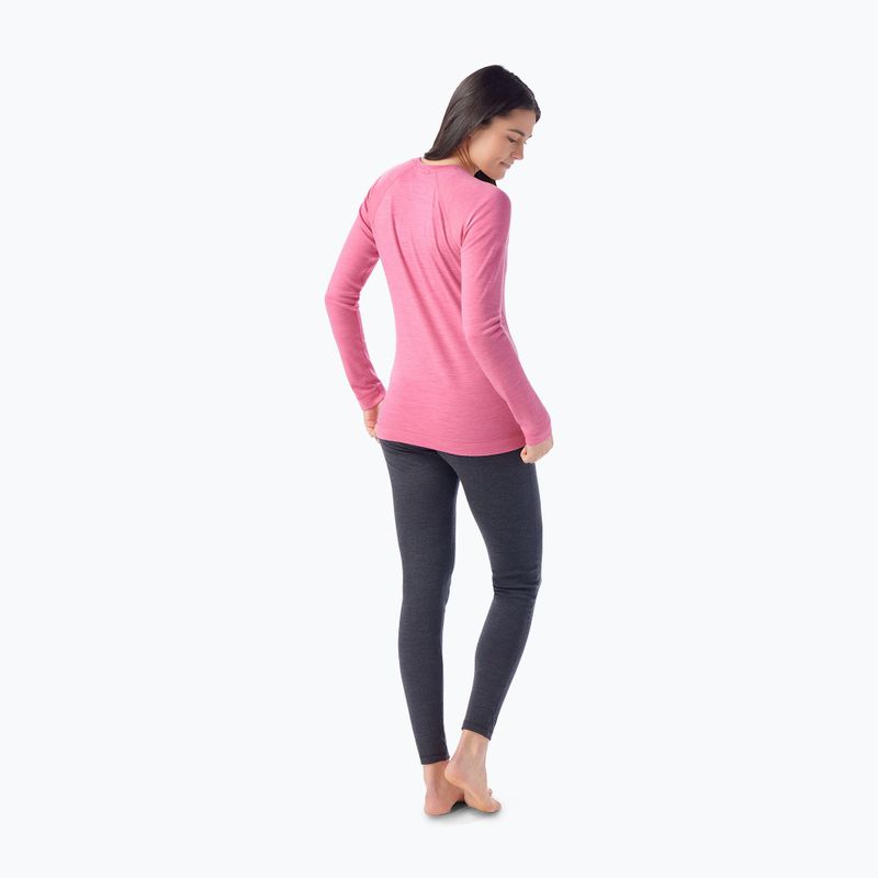 Longsleeve termoactiv pentru femei Smartwool Merino 250 Baselayer Crew Boxed garden pink heather 2