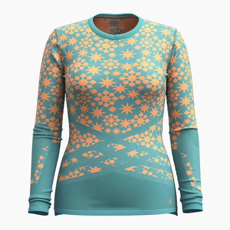 Bluză termică pentru femei Smartwool Intraknit Thermal Merino Base Layer Pattern Crew cascade 3