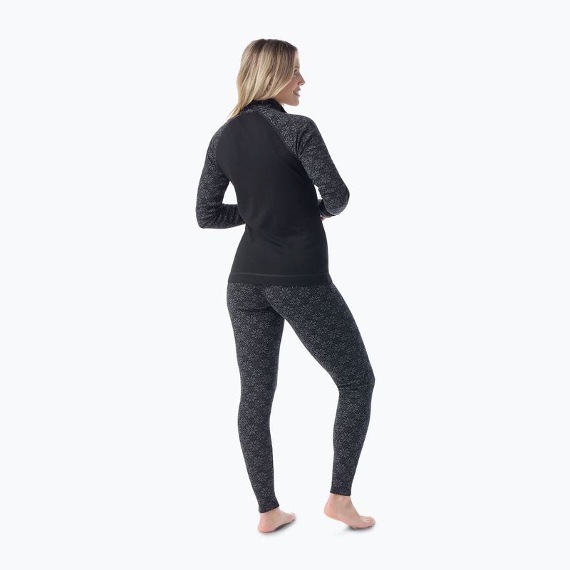 Pantaloni termoactivi pentru femei Smartwool Classic Thermal Merino Base Layer Bottom Boxed black digi snow 2