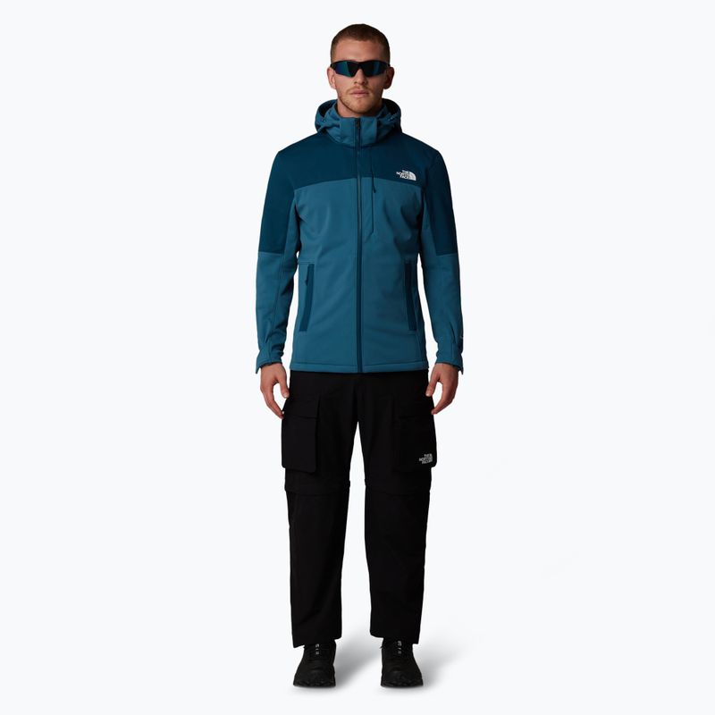 Geacă softshell pentru bărbați The North Face Diablo Softshell Detachable Hood midnight petrol/mallard 2