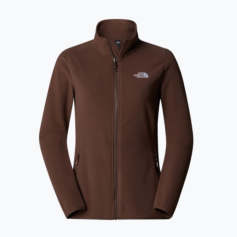 Hanorac pentru femei The North Face 100 Glacier FZ smokey brown 5