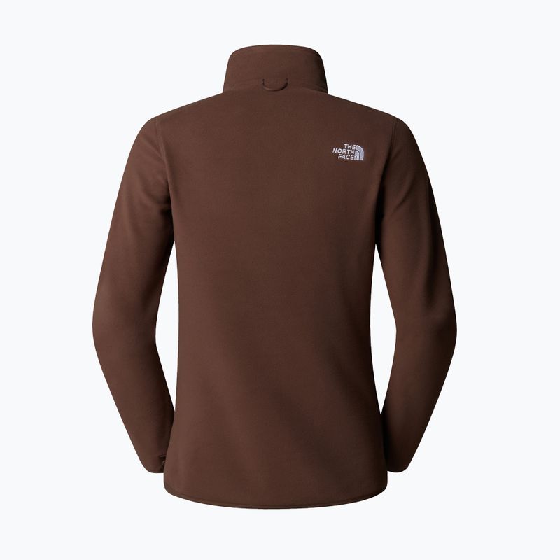 Hanorac pentru femei The North Face 100 Glacier FZ smokey brown 6