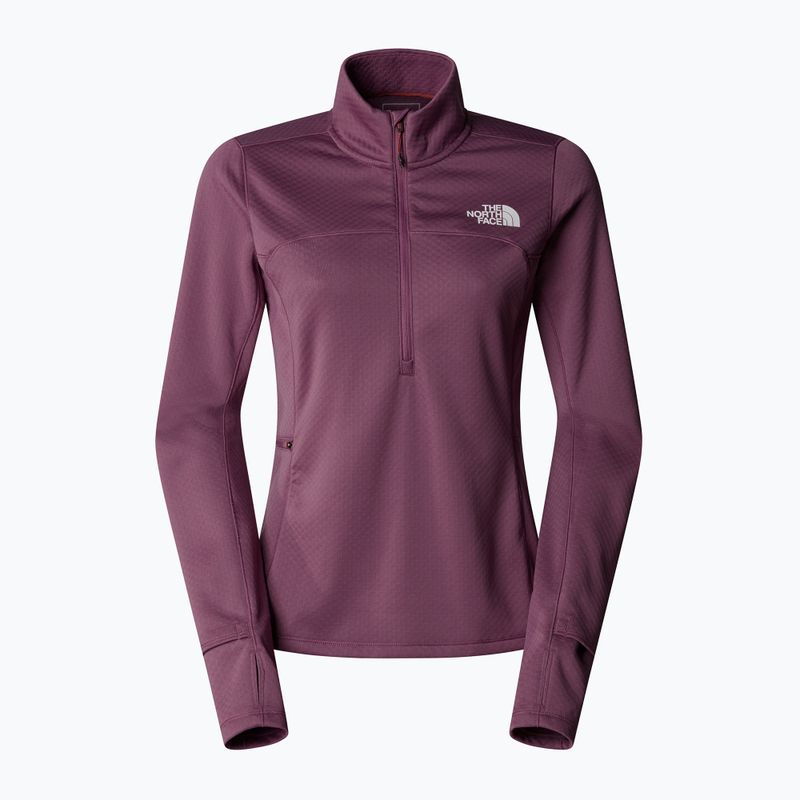 Bluză de alergare pentru femei The North Face Winter Warm Pro 1/4 Zip midnight mauve 4