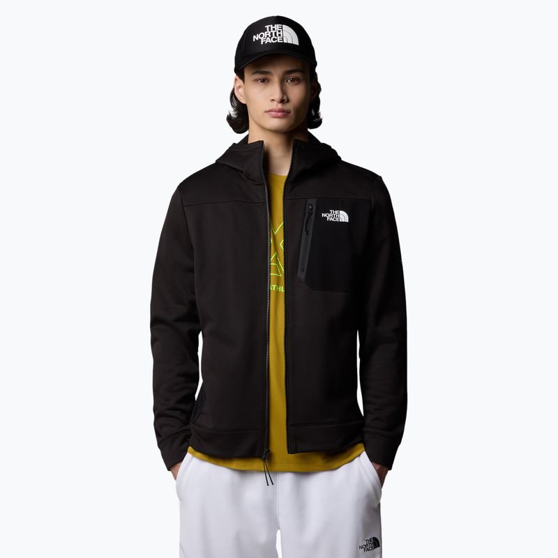 Hanorac pentru bărbați The North Face Mountain Athletics Full Zip Fleece black 4