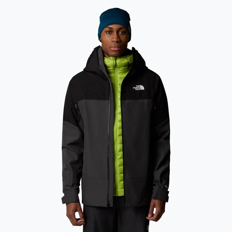 Jachetă de ploaie pentru bărbați The North Face Jazzi 3L Gtx gri antracit / negru 4