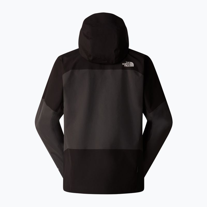 Jachetă de ploaie pentru bărbați The North Face Jazzi 3L Gtx gri antracit / negru 6