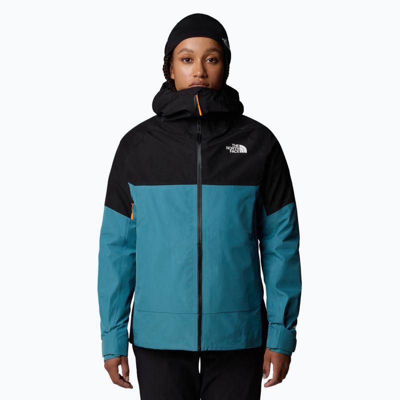 Jachetă de ploaie pentru femei The North Face Jazzi 3L Gtx albastru alge / negru