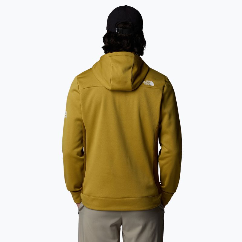 Hanorac pentru bărbați The North Face Mountain Athletics Full Zip Fleece amber green/ moss green 3