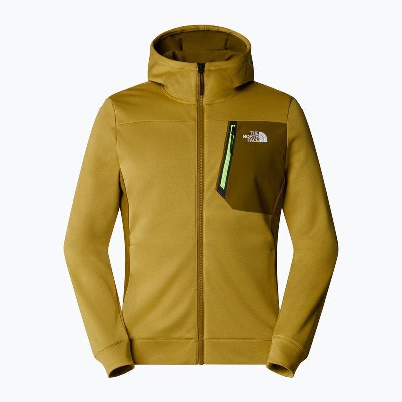 Hanorac pentru bărbați The North Face Mountain Athletics Full Zip Fleece amber green/ moss green 5