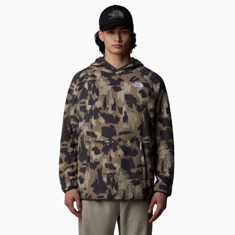 Hanorac pentru bărbați The North Face Mountain Athletics Fleece Print cavern grey painted mou