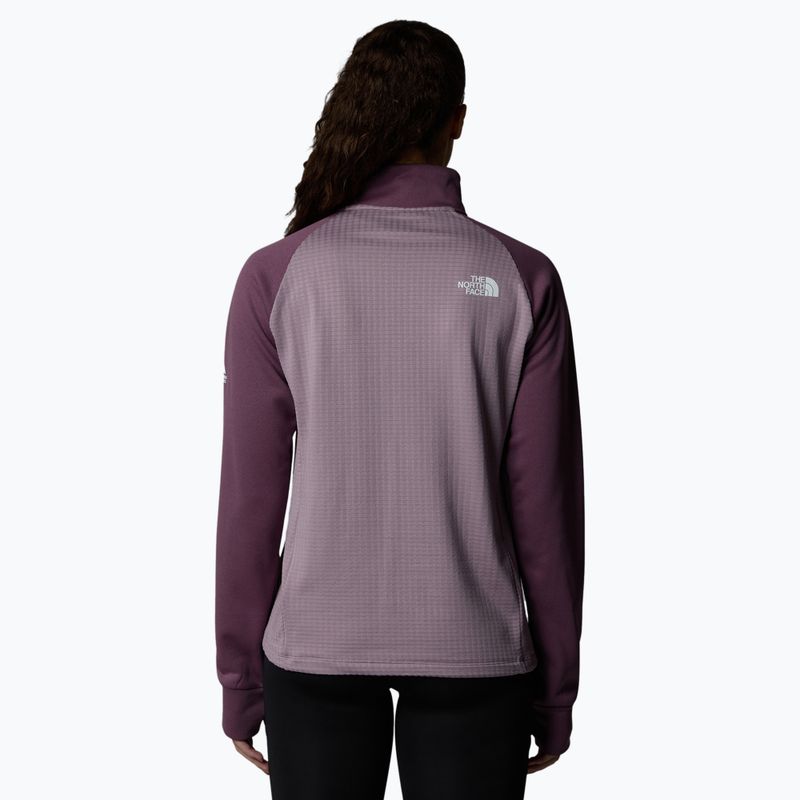 Hanorac pentru femei The North Face Mountain Athletics Fleece 1/4 Zip midnight mauve/ purple chalk 3