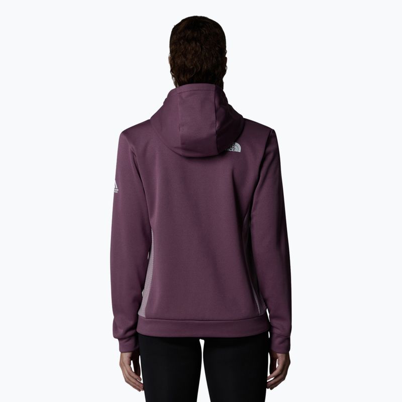 Hanorac pentru femei The North Face Mountain Athletics FZ Fleece midnight mauve/ purple chalk 3