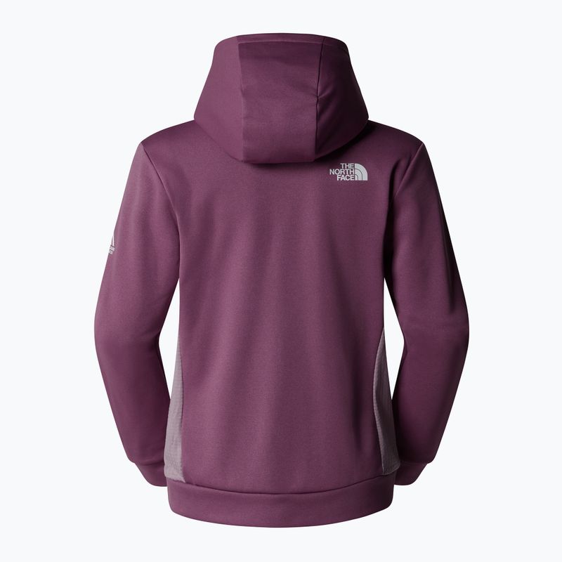 Hanorac pentru femei The North Face Mountain Athletics FZ Fleece midnight mauve/ purple chalk 5