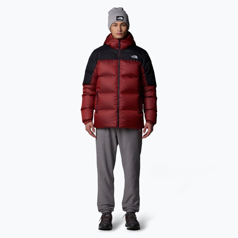 Geacă cu puf pentru bărbați The North Face Diablo Down 2.0 Hoodie high risk red/black heather 2