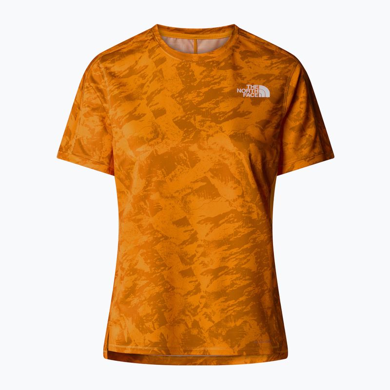 Tricou de alergare pentru femei The North Face Sunriser apricot glaze mountain 4