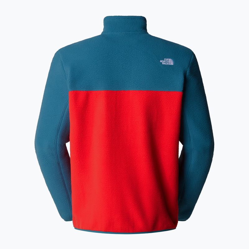 Bluză pentru bărbați The North Face Yumiori Full Zip high risk red/ mallard blue 6