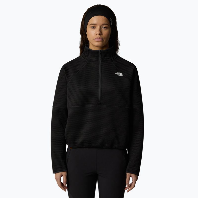 Bluză de trekking pentru femei The North Face Vertical Thermal 1/4 Zip black