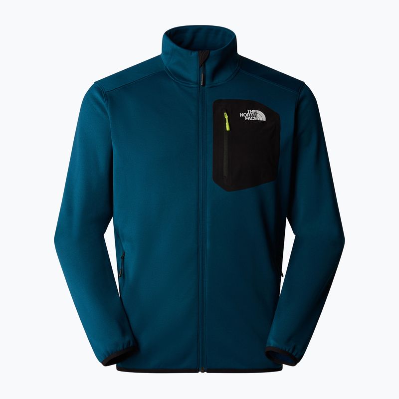 Hanorac pentru bărbați The North Face Crest FZ midnight petrol/ black 5