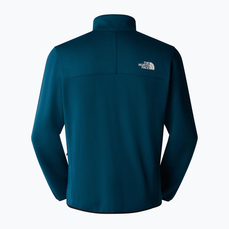 Hanorac pentru bărbați The North Face Crest FZ midnight petrol/ black 6