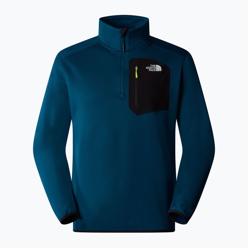 Hanorac pentru bărbați The North Face Crest 1/4 Zip midnight petrol/ black The North Face Crest 1/4 Zip midnight petrol/ black 4