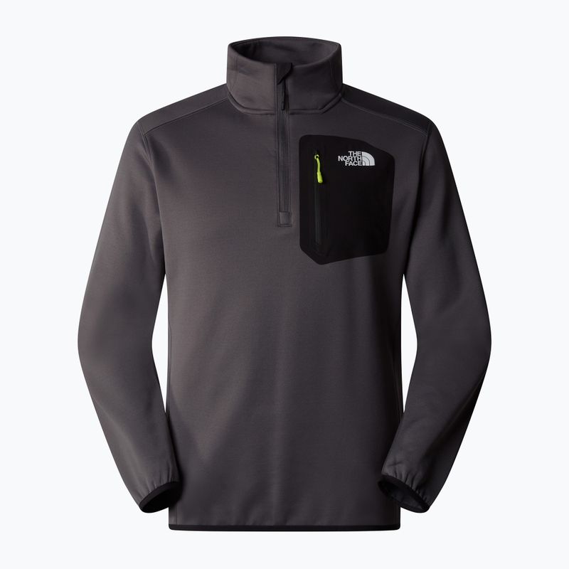 Hanorac pentru bărbați  The North Face Crest 1/4 Zip anthracite grey/ black 4